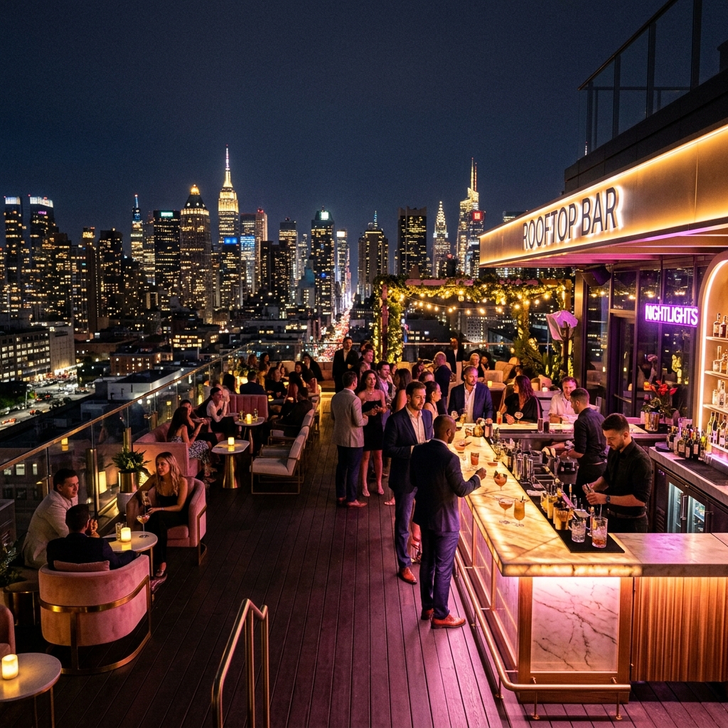 Rooftop bar