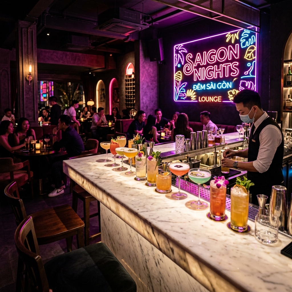 Saigon Nights cocktail lounge